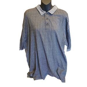 60's 2 ply mercerized cotton Golf Shirt polo size L Peeble Beach